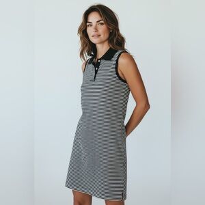 Vintage Y2K DKNY Striped Mini Dress